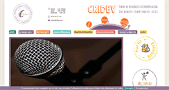Desktop Screenshot of cridev.org